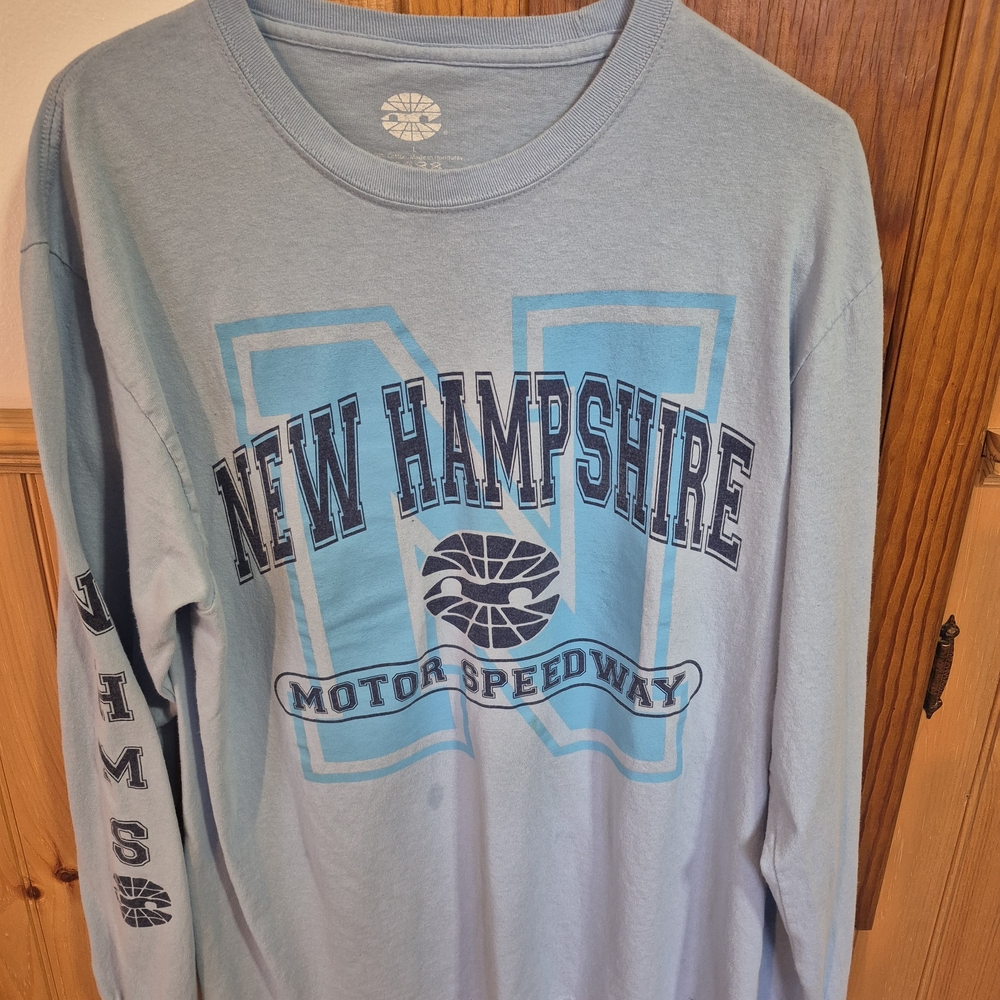 New Hampshire Motor Speedway Blue Long Sleeve Shirt